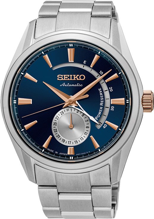 Seiko Presage Automatic Men Watches in Round case Blue Dial