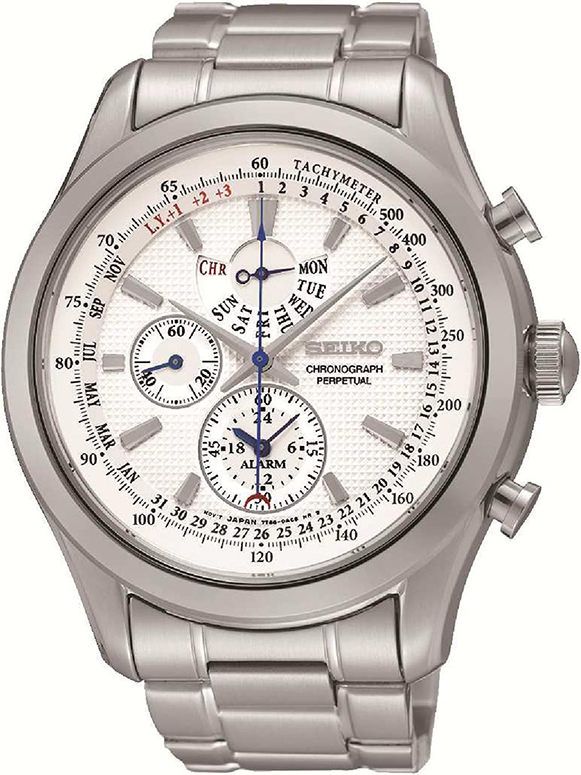 Seiko Neo Classic Quartz Men Watches in Round case Silver Dial