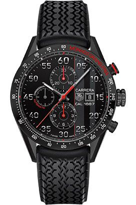 TAG Heuer Carrera 1887 Automatic Men Watches in Round case Black Dial