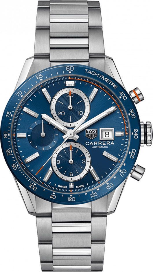TAG Heuer Calibre 16 41 mm Watch in Blue Dial