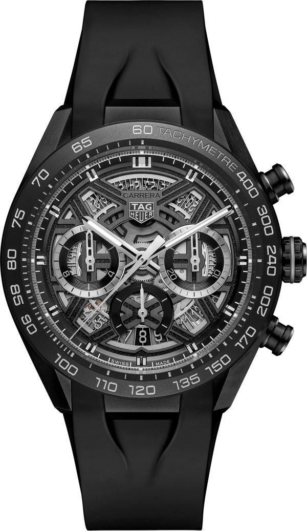 Tag heuer black watch outlet
