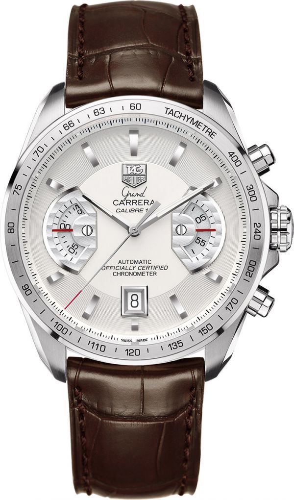 TAG Heuer Calibre 17 RS 43 mm Watch in Silver Dial