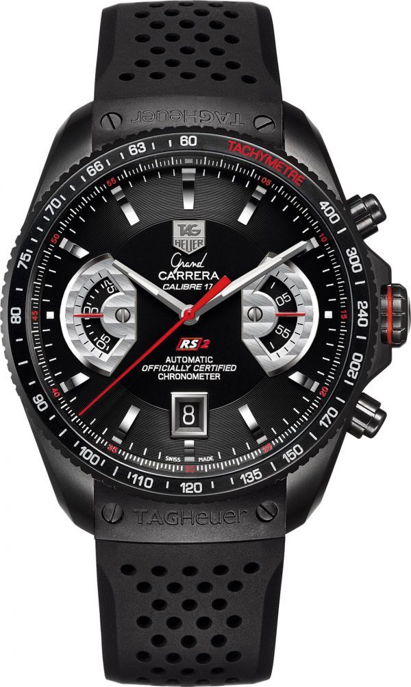 TAG Heuer Calibre 17 RS 43 mm Watch in Black Dial
