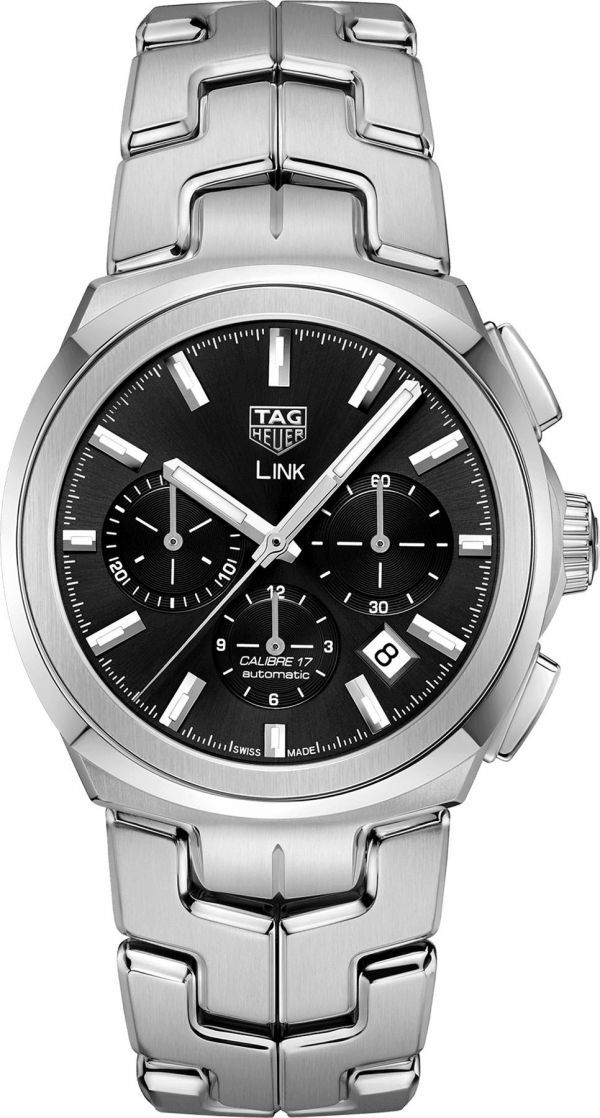 TAG Heuer Link 41 mm Watch in Black Dial