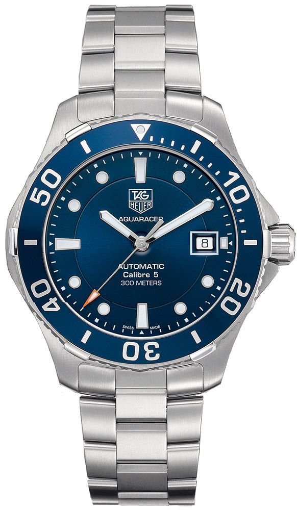 TAG Heuer Calibre 5 41 mm Watch in Blue Dial