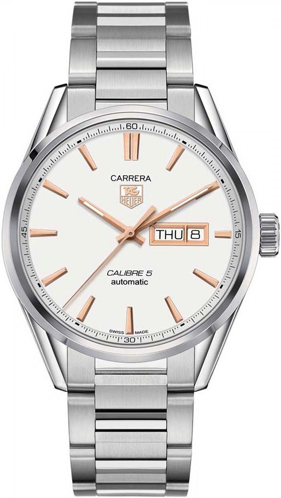 Tag heuer carrera calibre 5 gold hot sale