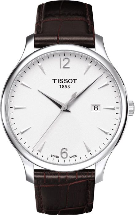 Tissot T-Classic Quartz Men Watches in Round case Silver Dial