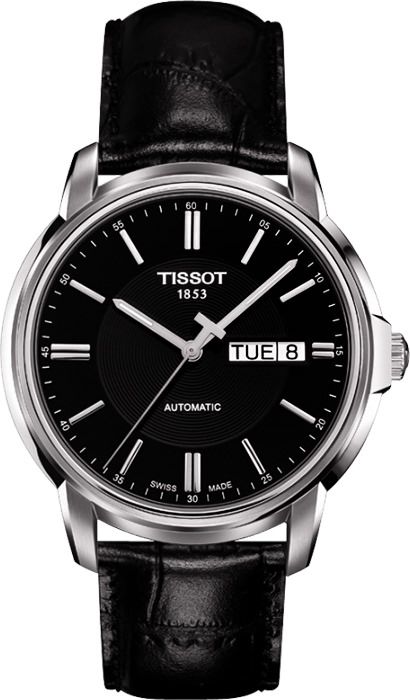 Tissot T-Classic Automatic Men Watches in Round case Black Dial