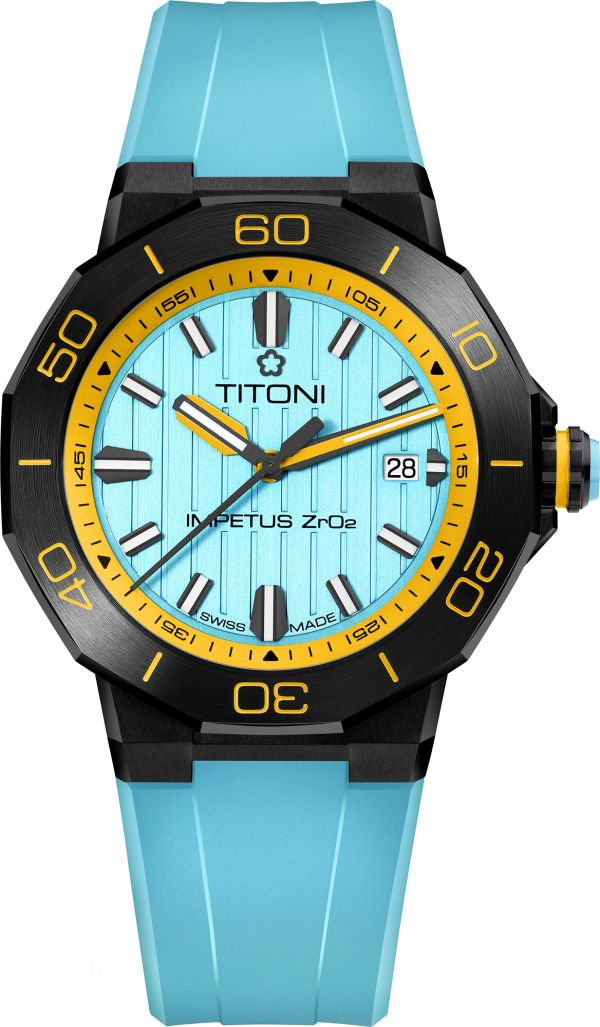 Titoni Impetus CeramTech Automatic Watch | 83765 B-AO-707