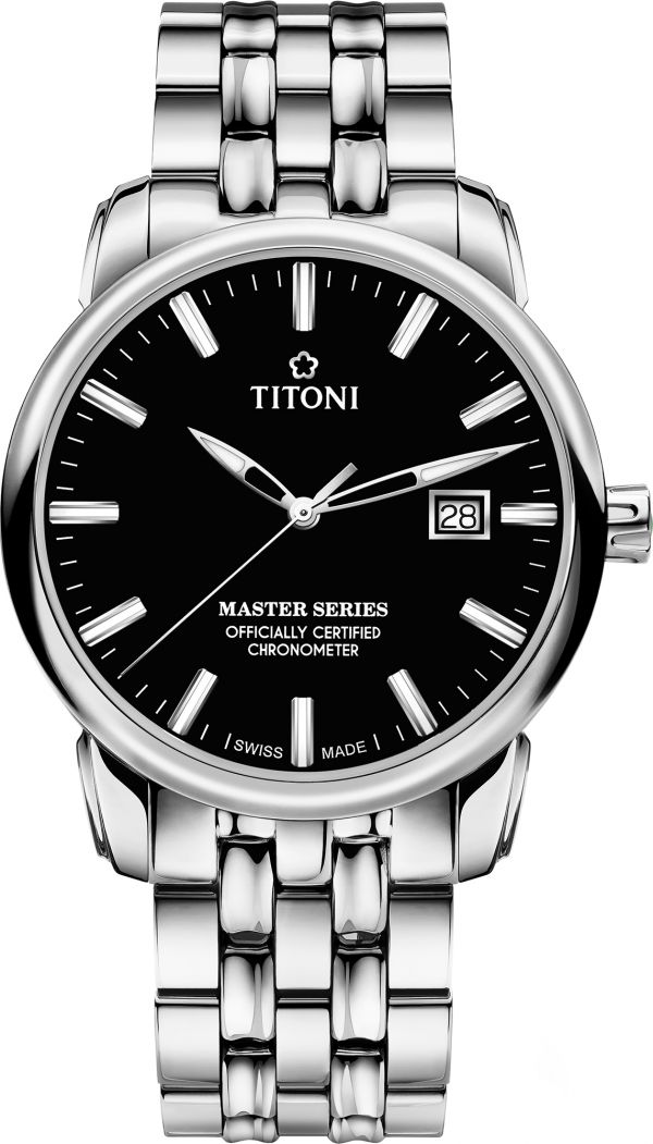 【値下げ】TITONI MASTER SERIES 94588 S-637 TITONI MASTER SERIES Swiss Made Automatic Watch for Men