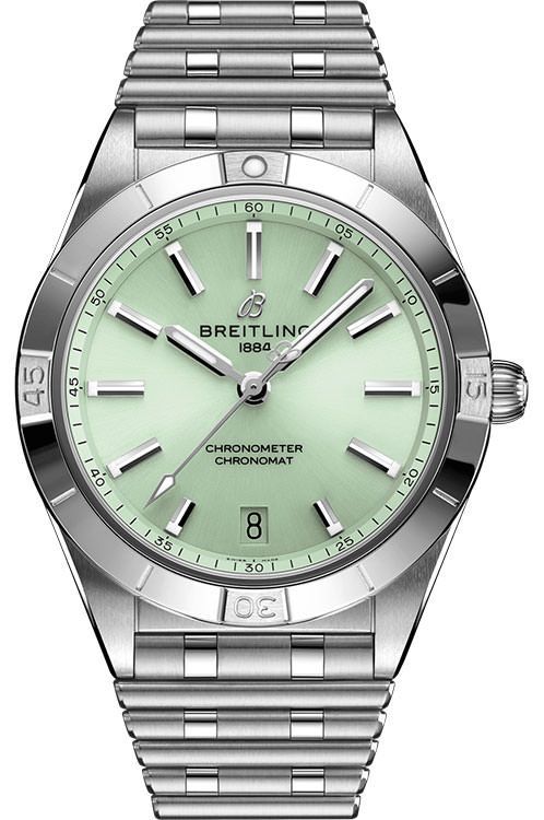 Breitling Chronomat 36 mm Watch in Green Dial