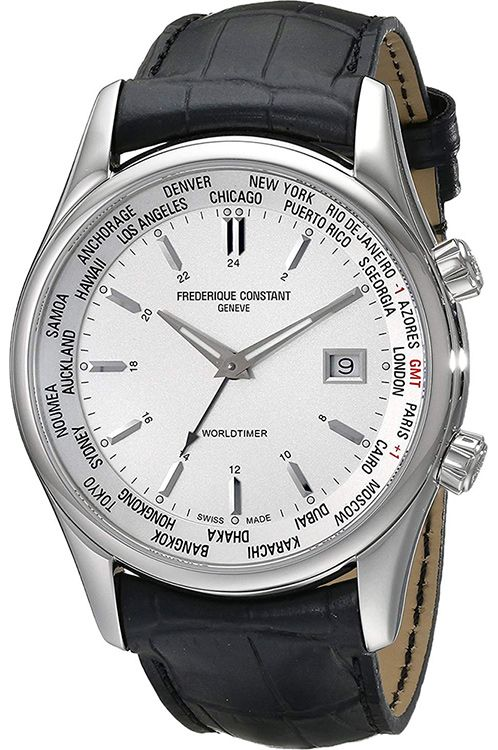 frederique constant worldtimer quartz