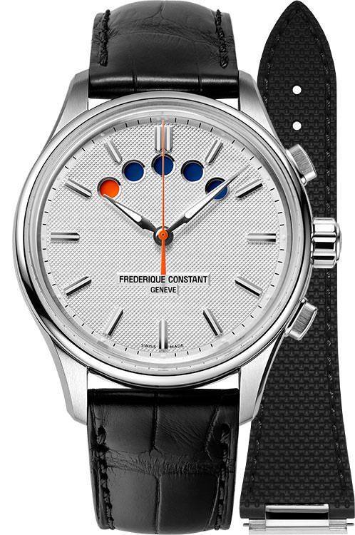Frederique Constant Regatta Countdown 42 mm Watch Silver