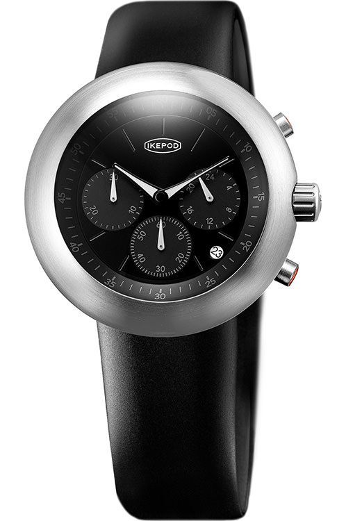 Ikepod Chronopod 44 mm Watch in Black Dial