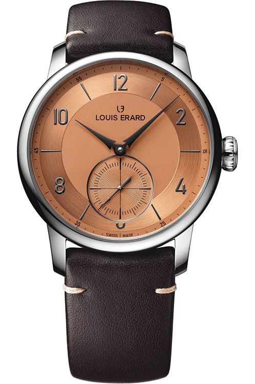 Louis Erard Automatic Watch Heritage Collection 2 Tone Rose Gold