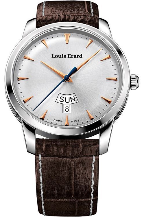  Louis Erard Heritage Collection Swiss Automatic Silver