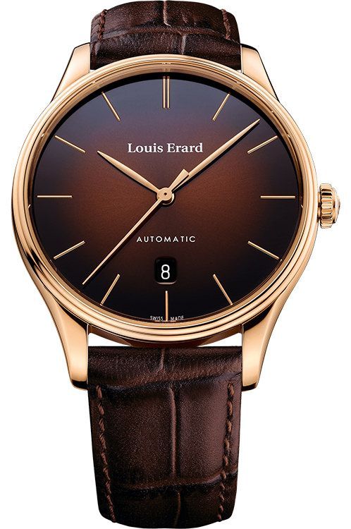 Louis Erard Heritage Automatic Leather Watch - 68287PR31