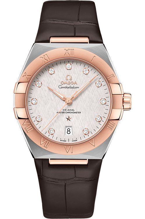 omega ladies watches leather strap