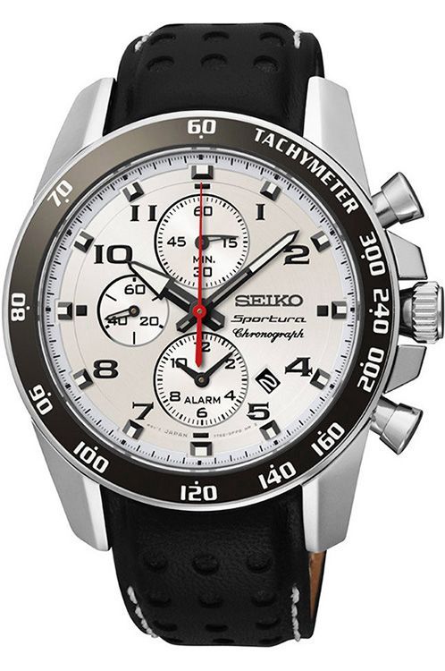 Seiko Sportura 42 mm Watch in White Dial