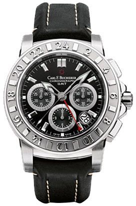 Carl F. Bucherer Patravi TravelGraph Black Dial 42 mm Automatic Watch - 1