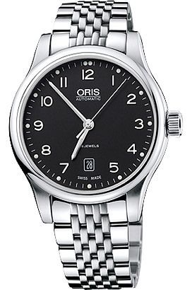 Oris Classic Date 42 mm Watch in Black Dial For Men - 1