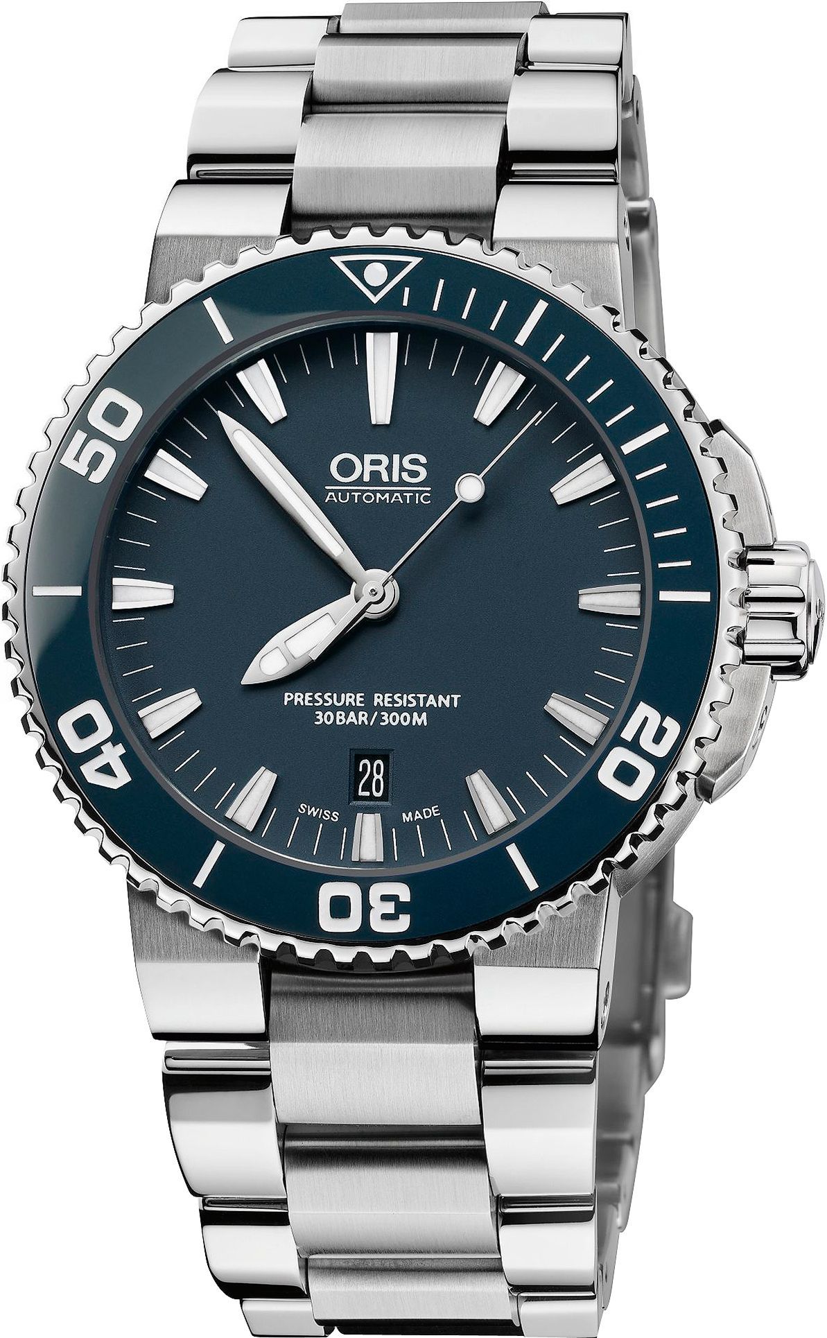 Oris Diving Aquis Date Blue Dial 43 mm Automatic Watch For Men - 1