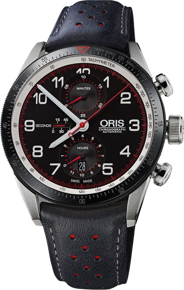 Oris Motor Sport Calobra Black Dial 44 mm Automatic Watch For Men - 1