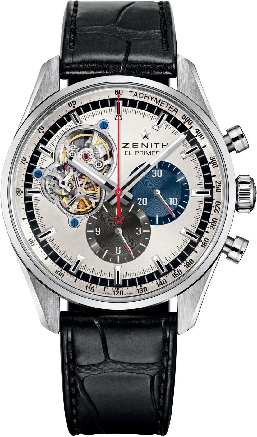 Zenith Chronomaster El Primero Open White Dial 42 mm Automatic Watch For Men - 1