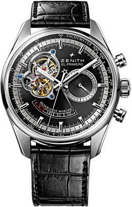 Zenith Chronomaster Open Power Reserve Black Dial 42 mm Automatic Watch For Men - 1