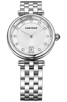 Louis Erard Romance  Silver Dial 33 mm Quartz Watch For Women - 1