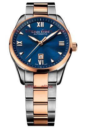 Louis Erard Heritage  Blue Dial 30 mm Automatic Watch For Women - 1