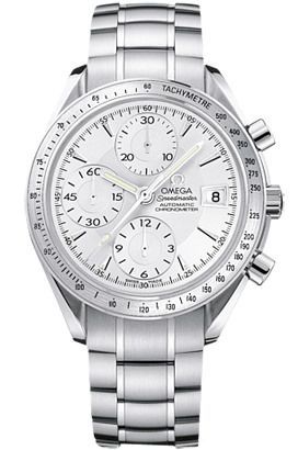 Omega Date/Day Date 40 mm Watch in Silver Dial For Men - 1
