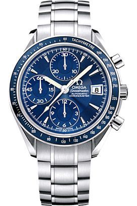 Omega Speedmaster Date/Day Date Blue Dial 40 mm Automatic Watch For Men - 1
