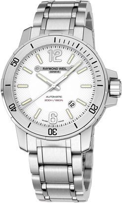 Raymond Weil Nabucco  White Dial 44 mm Automatic Watch For Men - 1