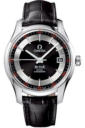 Omega De Ville Hour Vision Black Dial 41 mm Automatic Watch For Men - 1