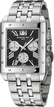 Raymond Weil Tango  Black Dial 34 mm Quartz Watch For Men - 1
