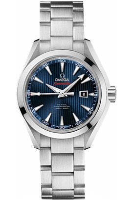 Omega Ladymatic 35 mm Watch in Blue Dial For Women - 1