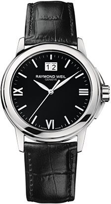 Raymond Weil Tradition  Black Dial 39 mm Quartz Watch For Men - 1