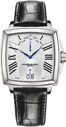 Raymond Weil Tradition  Silver Dial 42 mm Quartz Watch For Men - 1