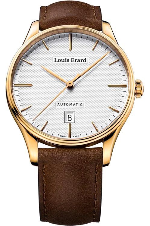 Louis Erard Heritage  Silver Dial 41 mm Automatic Watch For Men - 1