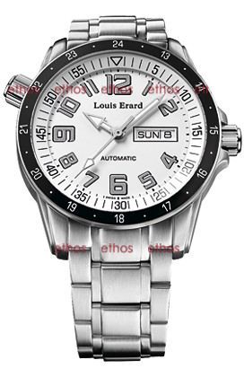 Louis Erard La Sportive  White Dial 42 mm Automatic Watch For Men - 1