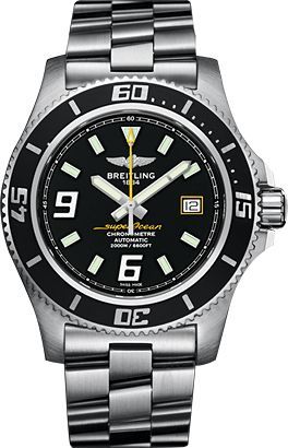 Breitling Superocean Superocean 44 Black Dial 44 mm Automatic Watch For Men - 1