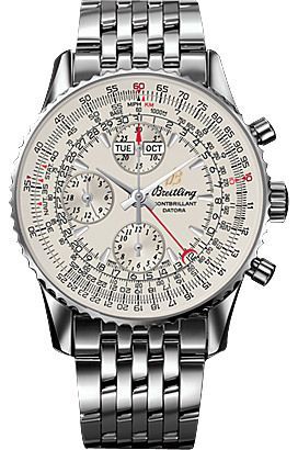 Breitling  43 mm Watch in Silver Dial For Men - 1