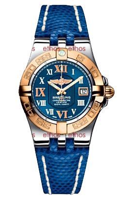 Breitling Galactic 30  Blue Dial 30 mm Quartz Watch For Women - 1