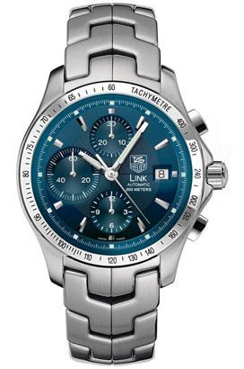 TAG Heuer Link  Blue Dial 42 mm Automatic Watch For Men - 1