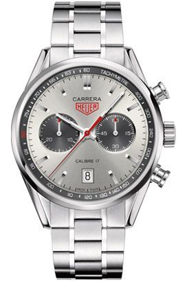 TAG Heuer  41 mm Watch in Grey Dial For Men - 1