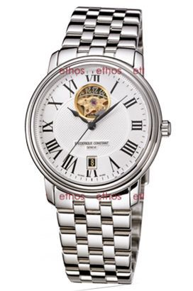 Frederique Constant Classics Heart Beat White Dial 40 mm Automatic Watch For Men - 1