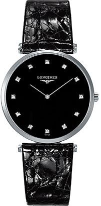 Longines  35 mm Watch in Black Dial For Men - 1