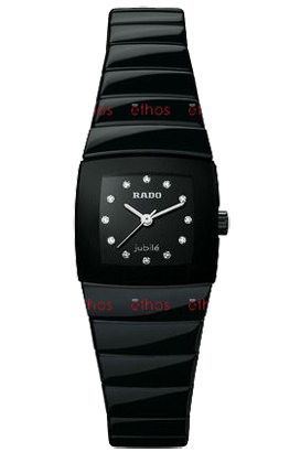 Rado Sintra  Black Dial 22 mm Quartz Watch For Women - 1