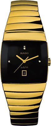 Rado Sintra  Black Dial 35 mm Quartz Watch For Men - 1